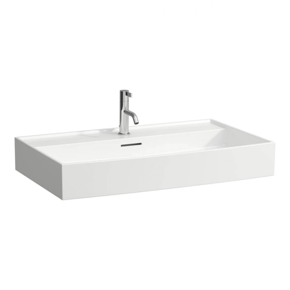 Washbasin, wall mounted