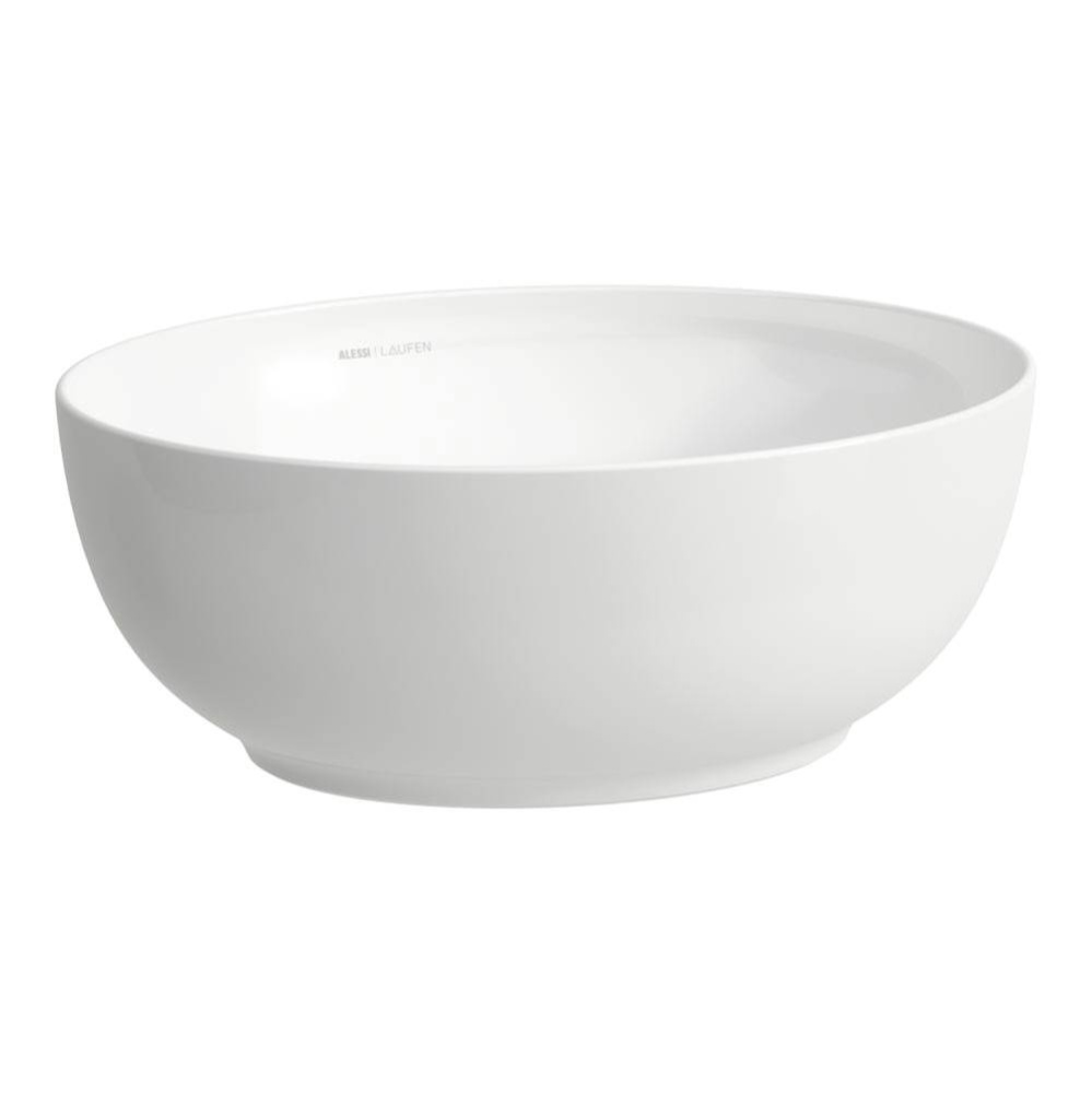 Bowl Washbasin, Oval, Incl. Ceramic Drain Valve
