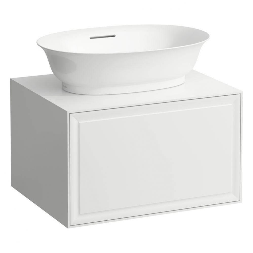 Drawer element Only, 1 drawer, with centre cut-out, matches bowl washbasins 812852, 812855