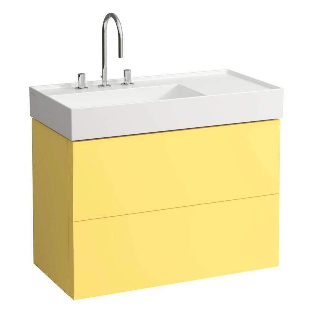 Vanity Only with two drawers for washbasin shelf right 810338 (incl. organiser)