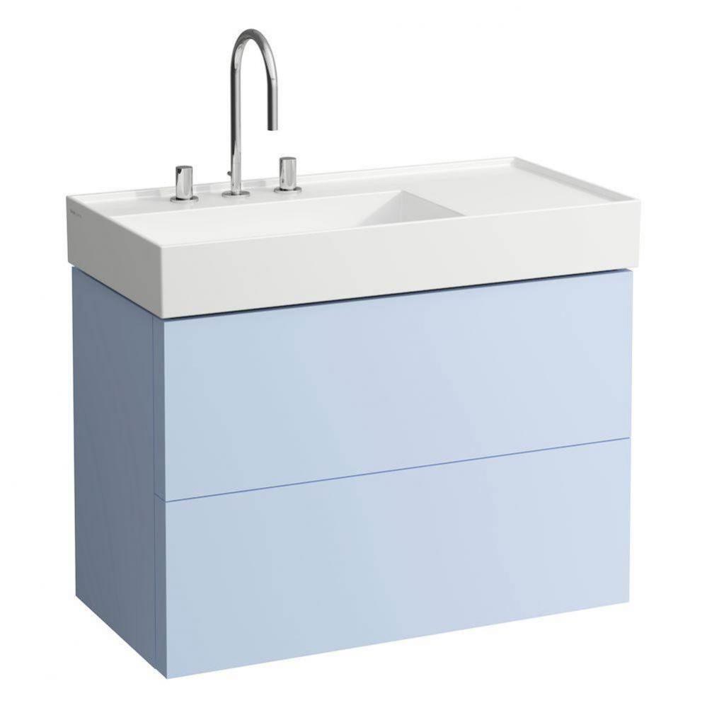 Vanity Only with two drawers for washbasin shelf right 810338 (incl. organiser)