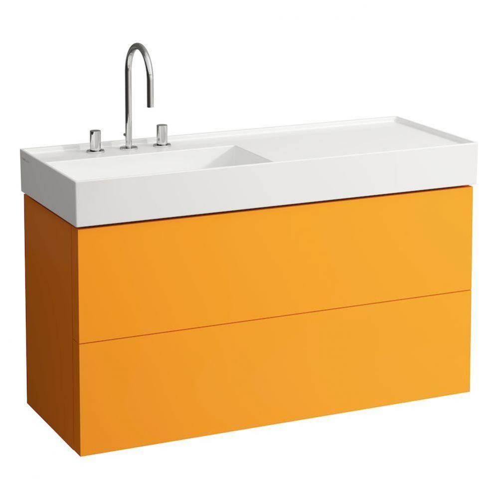 Vanity Only with two drawers for washbasin shelf right 813332 (incl. organiser)