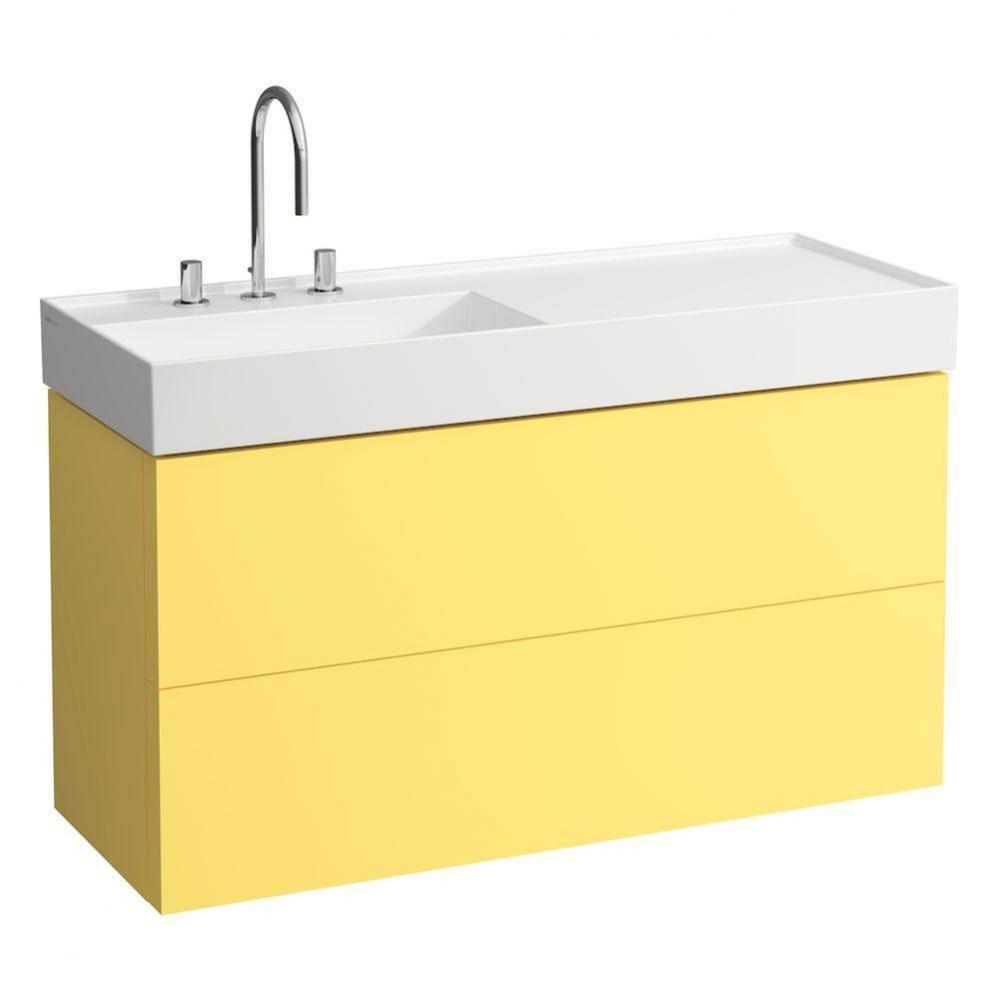 Vanity Only with two drawers for washbasin shelf right 813332 (incl. organiser)