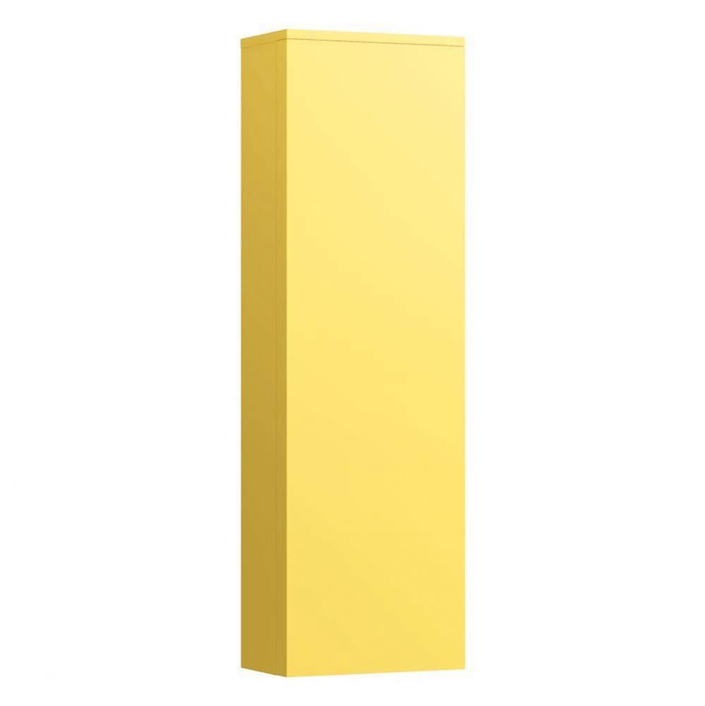 Tall Cabinet with 1 door, door hinge left, 4 glass shelves