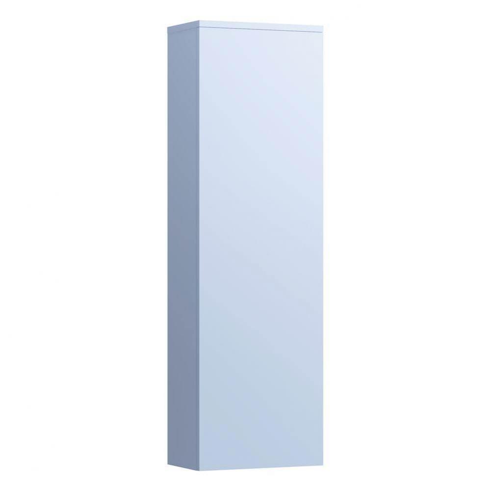 Tall Cabinet with 1 door, door hinge right, 4 glass shelves