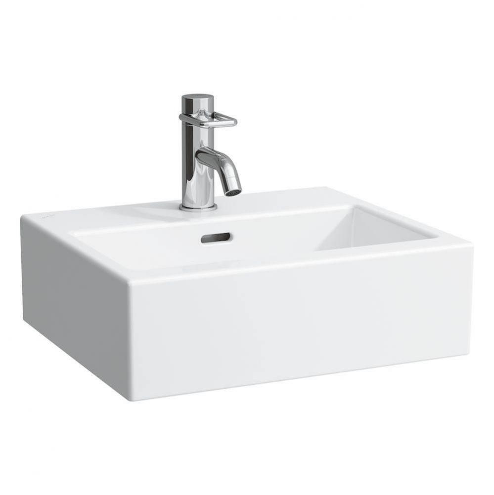 Small Countertop Washbasin, wall mounted