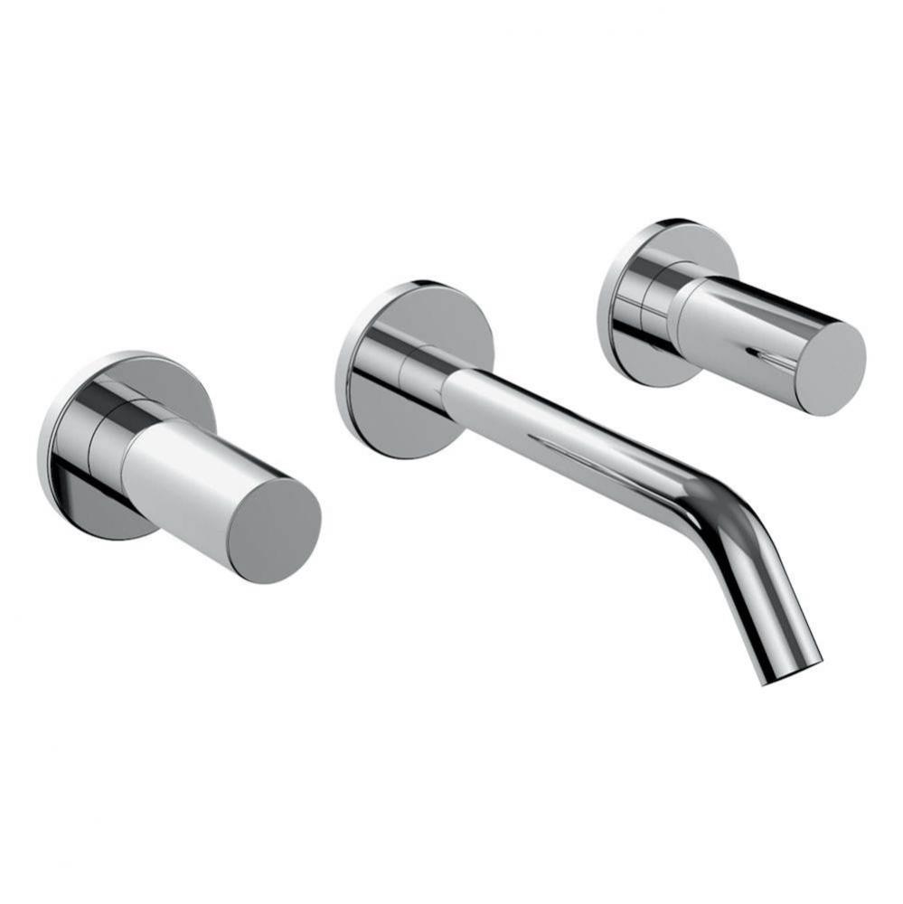 Twin handled concealed basin mixer, projection 6-13/16''