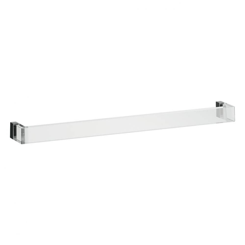 Towel holder ''Rail'', 23-5/8'', plastic