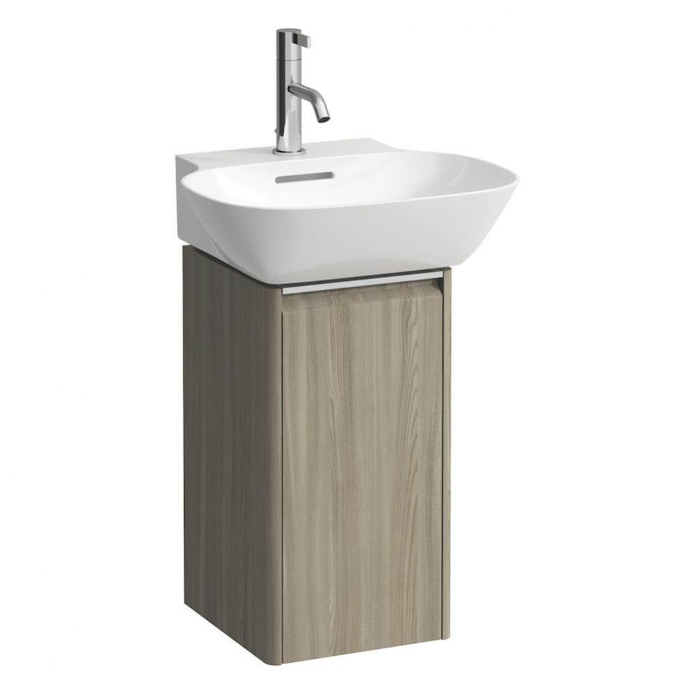 Vanity Only, 1 door, right hinged, 1 internal shelf, matching countertop small washbasin 815301