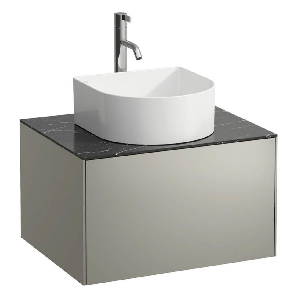 Drawer element Only, 1 drawer, matching bowl washbasins 812340, 812341, 812342, 812343, centre cut