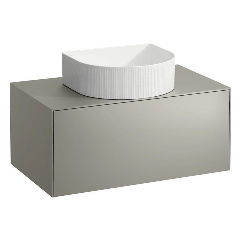 Drawer element Only, 1 drawer, matching bowl washbasins 812340, 812341, 812342, 812343, centre cut