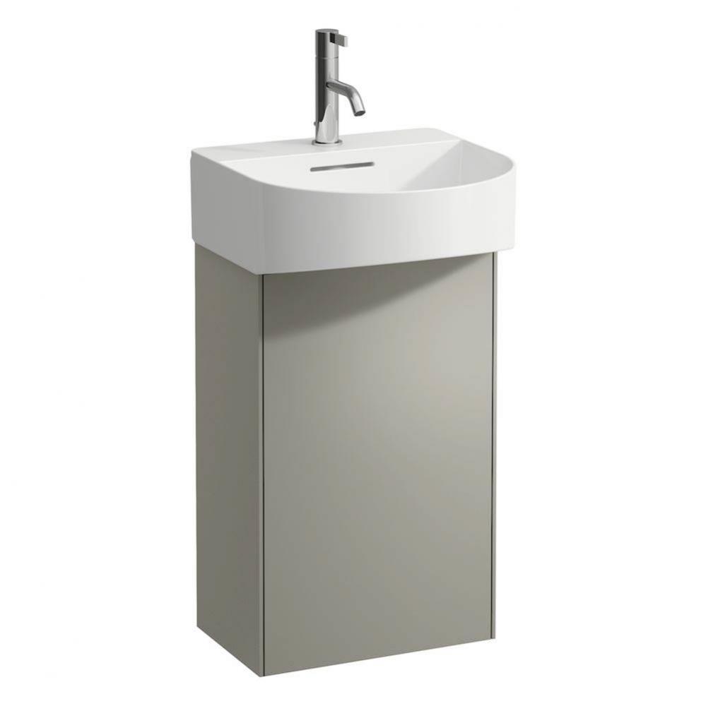 Vanity Only, 1 door, left hinged, matching small washbasin 815341