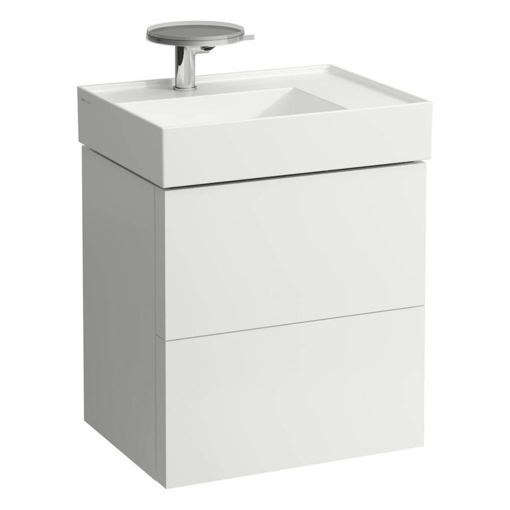 Vanity Only with two drawers for washbasin shelf right 810334 (incl. organiser)