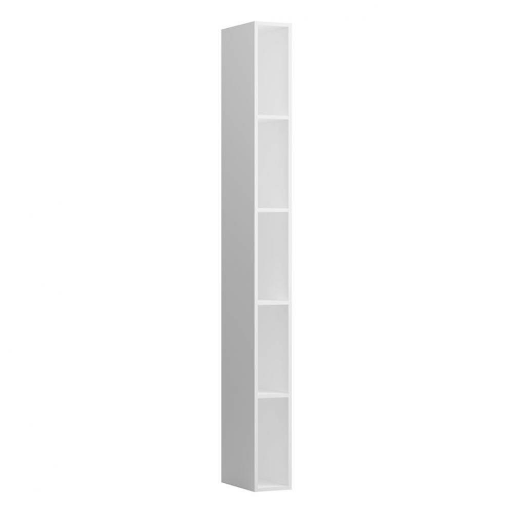 Tall Cabinet ''slim'' with open front, 4 shelves