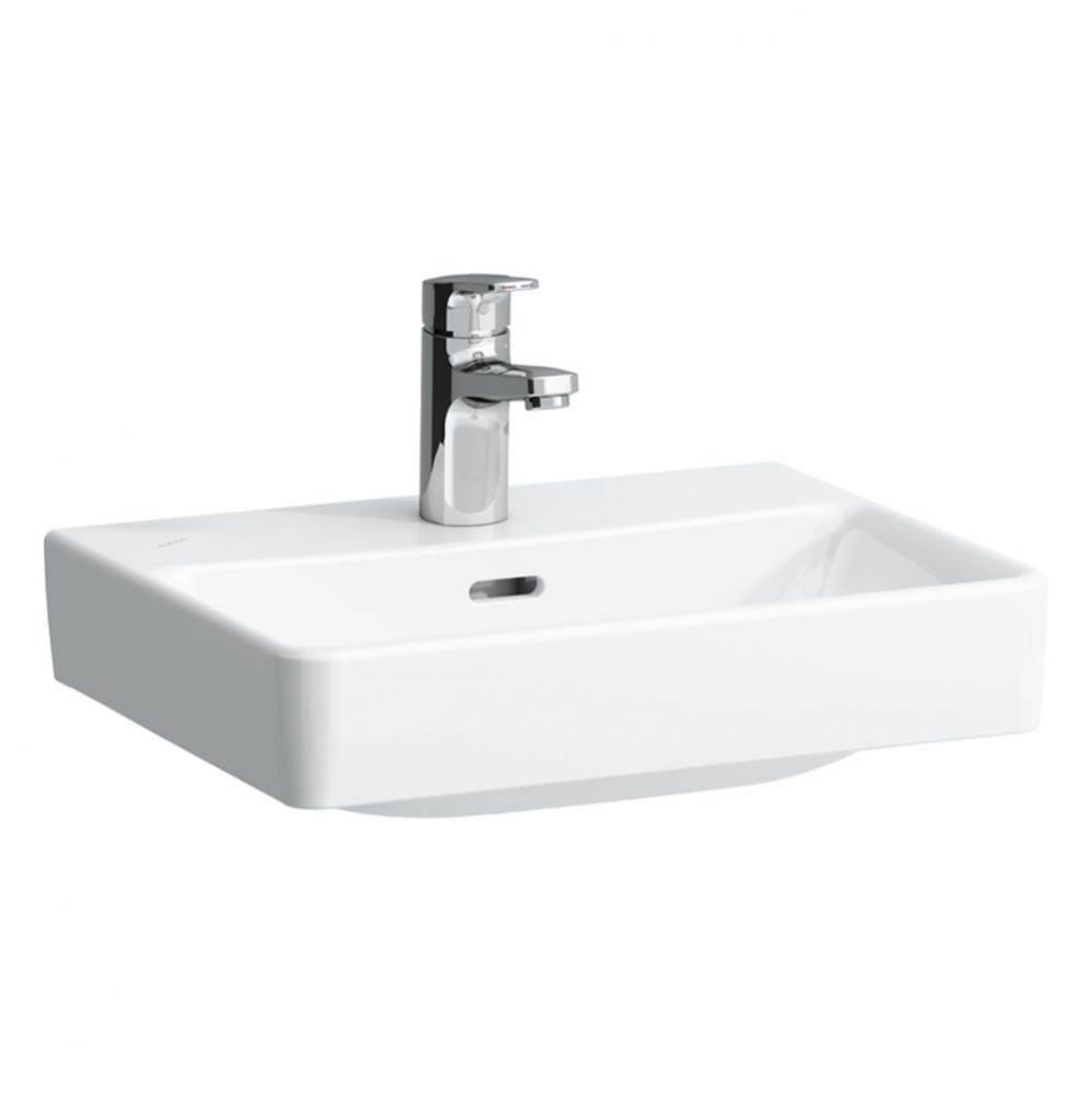 Small washbasin, wall mounted