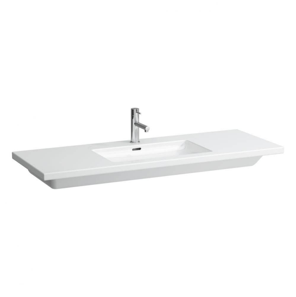 Washbasin, cutable to 26'', wall mounted