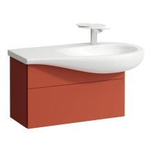 Laufen H4304110972691 - Vanity Unit 900, 1 Drawer, Siphon Cut Out Right, Matches Washbasin H814976