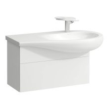 Laufen H4304110979991 - Vanity Unit 900, 1 Drawer, Siphon Cut Out Right, Matches Washbasin H814976