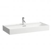 Laufen H810337000136U - Washbasin, wall mounted