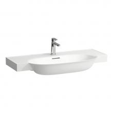 Laufen H813857000136U - Washbasin Console, wall mounted - Optional ceramic drain & cover