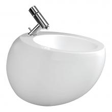 Laufen H8309717573041 - Wall-hung Bidet, With Concealed Overflow, Incl. Ceramic Waste Cover