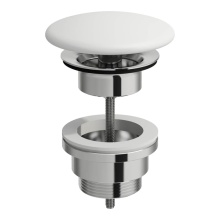 Laufen H8981840000001 - Always Open Waste With Ceramic Valve Cover Plate