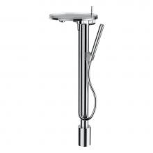 Laufen H3213310041211 - Kartell Freestanding Column Bath Mixer Projection 7-15/16'', W. Accessories, W. Disc Bow
