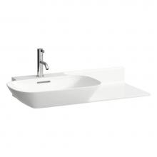 Laufen H813302716104U - Washbasin console, shelf right, wall mounted