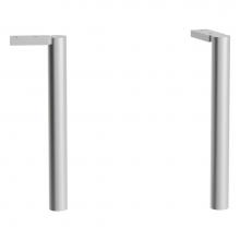 Laufen H4029921100001 - Set of adjustable feet (2 pieces), height 11-1/2'', anodized aluminum surface