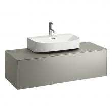 Laufen H4054510341411 - Drawer element Only, 1 drawer, matching washbasins 816341, 816342, centre cut-out Nero Marquina Ma