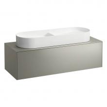 Laufen H4054710341421 - Drawer element Only, 1 drawer, matching washbasin bowls 812348, 812349, centre cut-out Nero Marqui