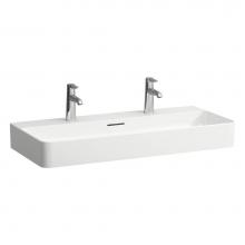 Laufen H810287000107U - Washbasin, wall mounted