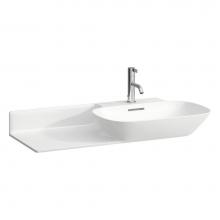 Laufen H813301000109U - Washbasin console, shelf left, wall mounted