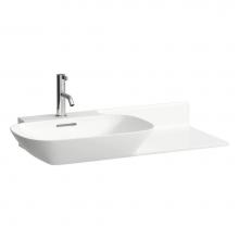 Laufen H813302000109U - Washbasin console, shelf right, wall mounted