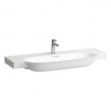 Laufen H813858000136U - Washbasin Console, wall mounted - Optional ceramic drain & cover