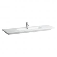 Laufen H816438000109U - Washbasin, cutable to 39 1/2'', wall mounted