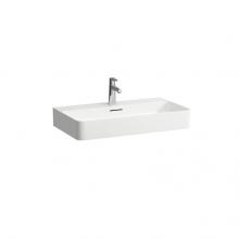 Laufen H8102857571091 - Washbasin, 750 x 420 x 115, with one tap hole, SaphirKeramik