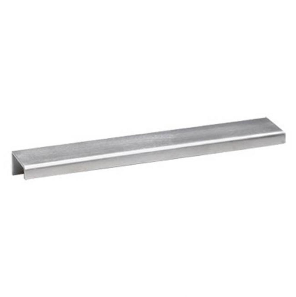 Cabinet Pull, 500mm Length, 36mm Projection, 10mm Drop Down Lip, 304 Stainless Steel.