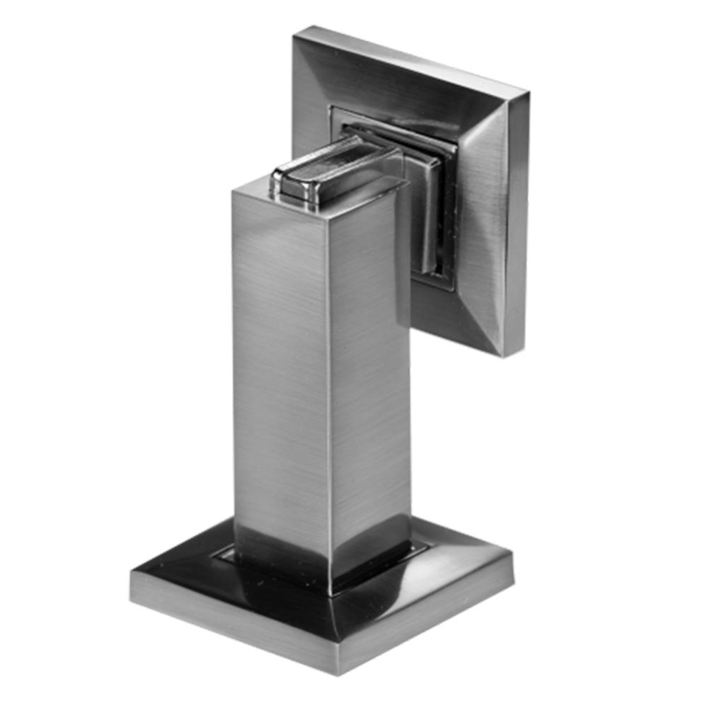 Floor/Wall Magnetic Door Stop, Satin Stainless Steel
