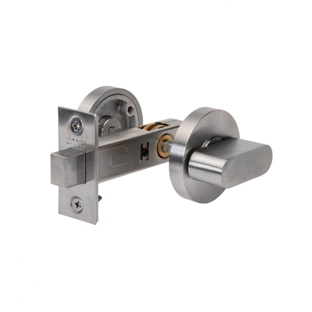 ADA Turn Piece Emergency Release Round Rose, Satin Stainless Steel