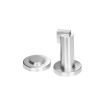 Linnea DS-18-SSS - Floor/Wall Magnetic Door Stop, Satin Stainless Steel