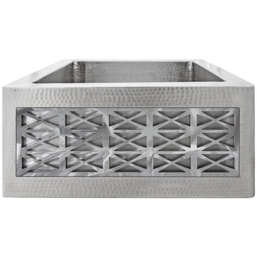 Panel  Small - Spoke - Polished Stainless Steel