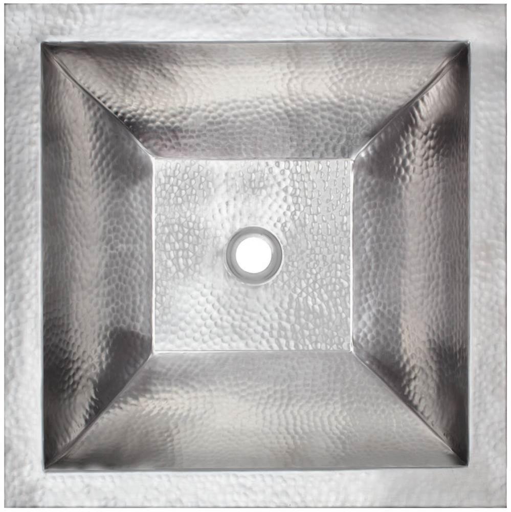 Coco Shallow Square Builder's Series Hammered Metal
