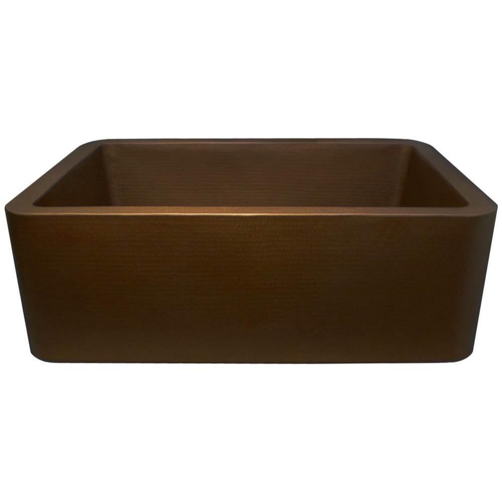 Hammered Farm House Kitchen - Single Bowl 30''