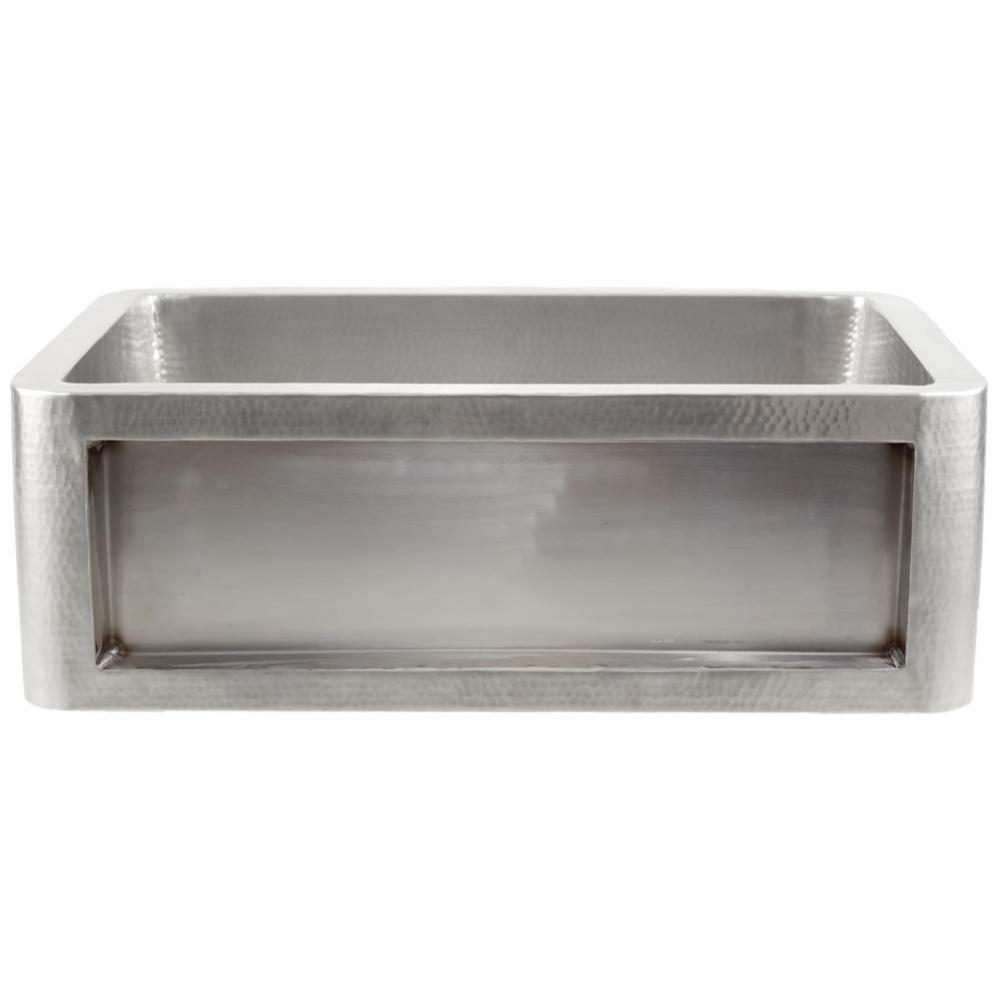 Smooth Inset Apron Front Kitchen Sink - Undermount  (Price Does Not Include Panel)