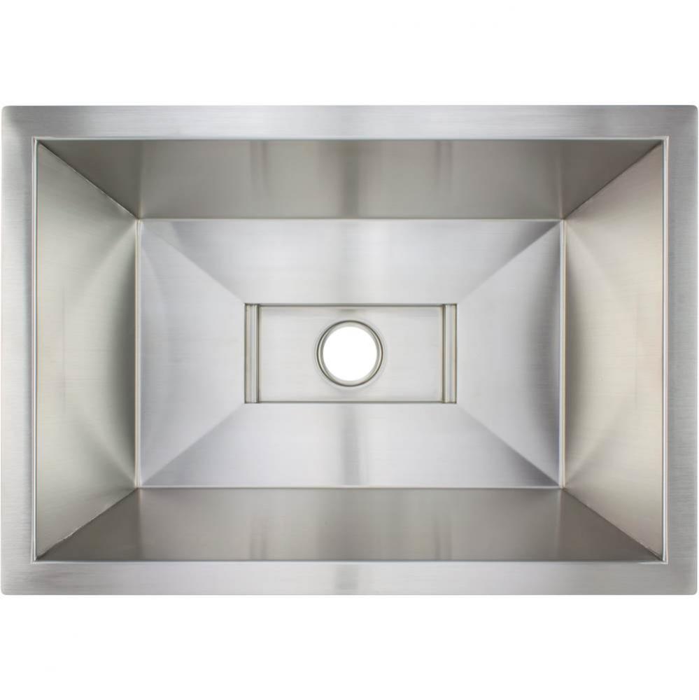 Smooth Rectangular Bar Sink with Grate (Sink Only - Price does not include decorative grate)