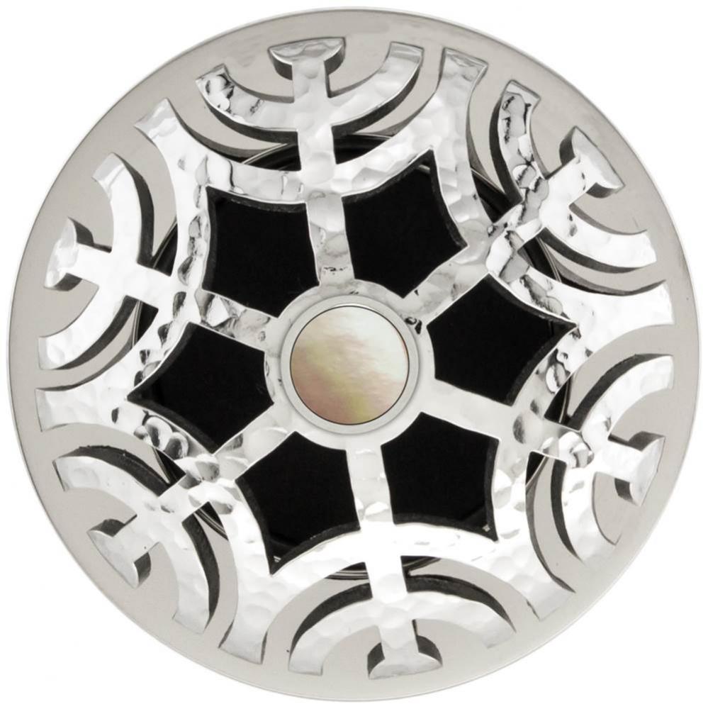 Maze Grid with Mother of Pearl Screw