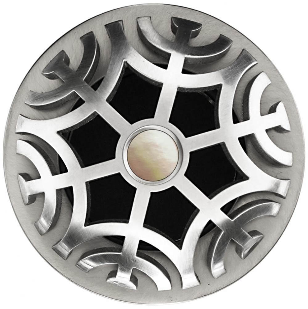 Maze Grid with Mother of Pearl Screw