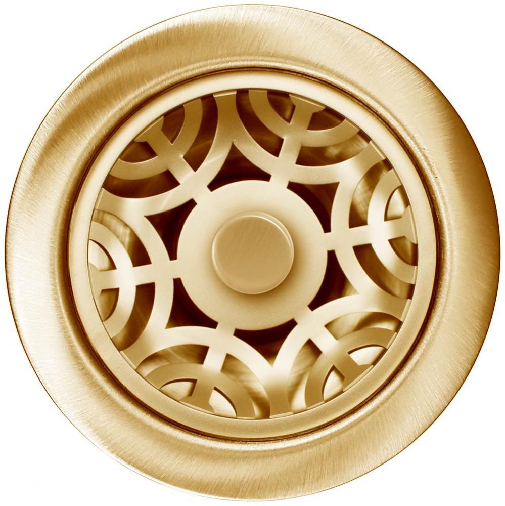 Maze Disposal Flange with Decorative Basket Strainer Stopper