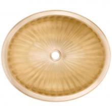 Linkasink BR006 UB - Bronze oval fluted